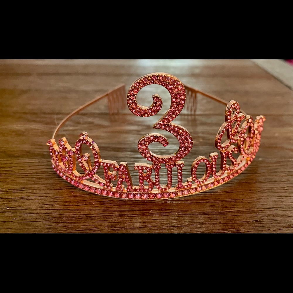 Birthday Tiara: 3 & Fabulous 👑